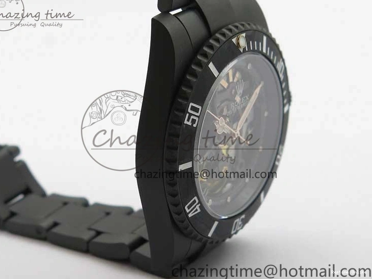 0523 Submariner 116610 Andrea Pirlo DLC ROF Best Edition Carbon Bezel on Skeleton DIal SA QuickDry 2790